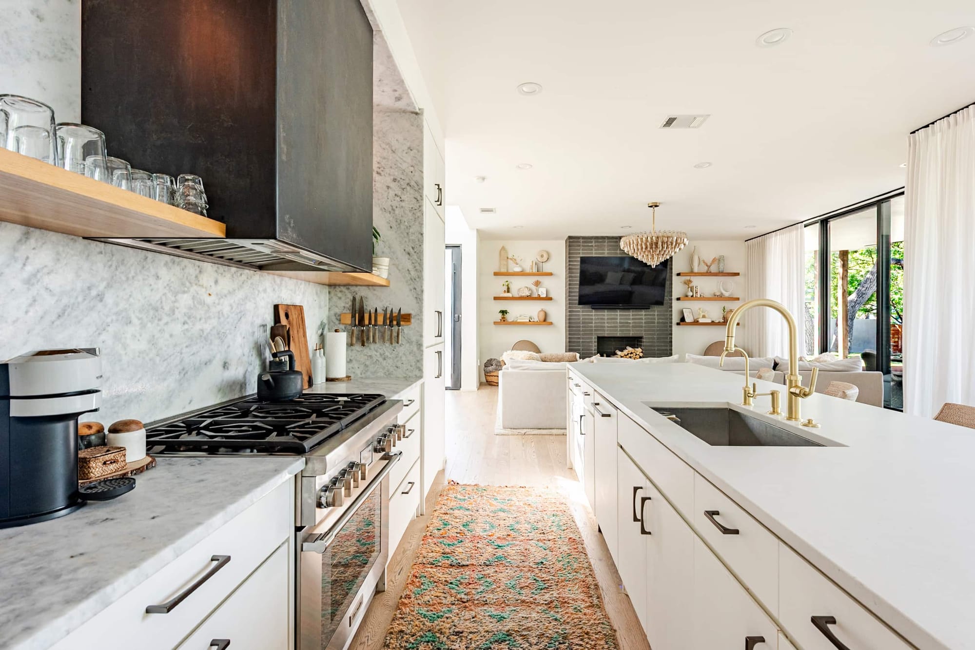 Guest-ready interior at Bali in Bouldin, a Véla-designed short-term rental in South Austin